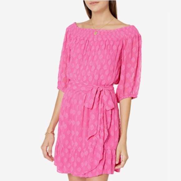 Lilly Pulitzer Dresses & Skirts - SOLD NWT Lilly Pulitzer Rochelle Romper Dress Plumeria Pink